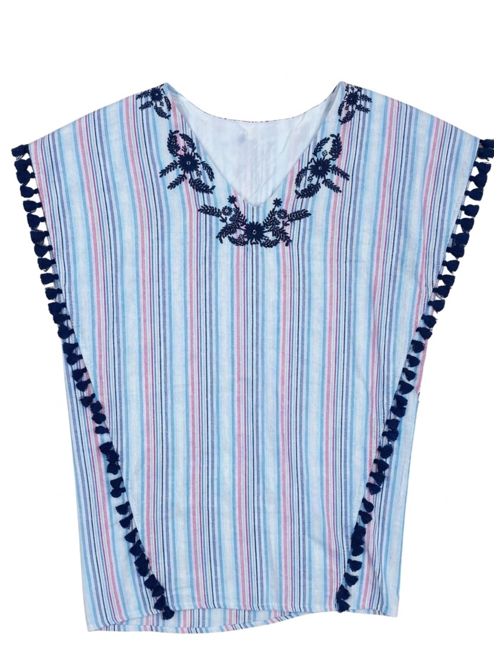 French Stripe Lined Cover-Up/Dress- XS